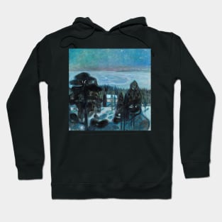 The White Night by Munch Hoodie